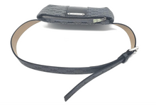 Load image into Gallery viewer, Michael Kors Belt Bag - Black &amp; Gray signature logo with silver accents
