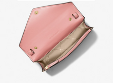 Load image into Gallery viewer, Michael Kors Beige and Pink Crossbody bag - Logo-print canvas. -inside
