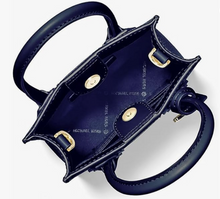 Load image into Gallery viewer, Mercer Crossbody Bag - Small Pebbled Leather in Navy Blue
