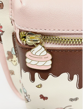 Load image into Gallery viewer, Tiny Tan Sweet Treats Mini Backpack Inspired By BTS - zip charm
