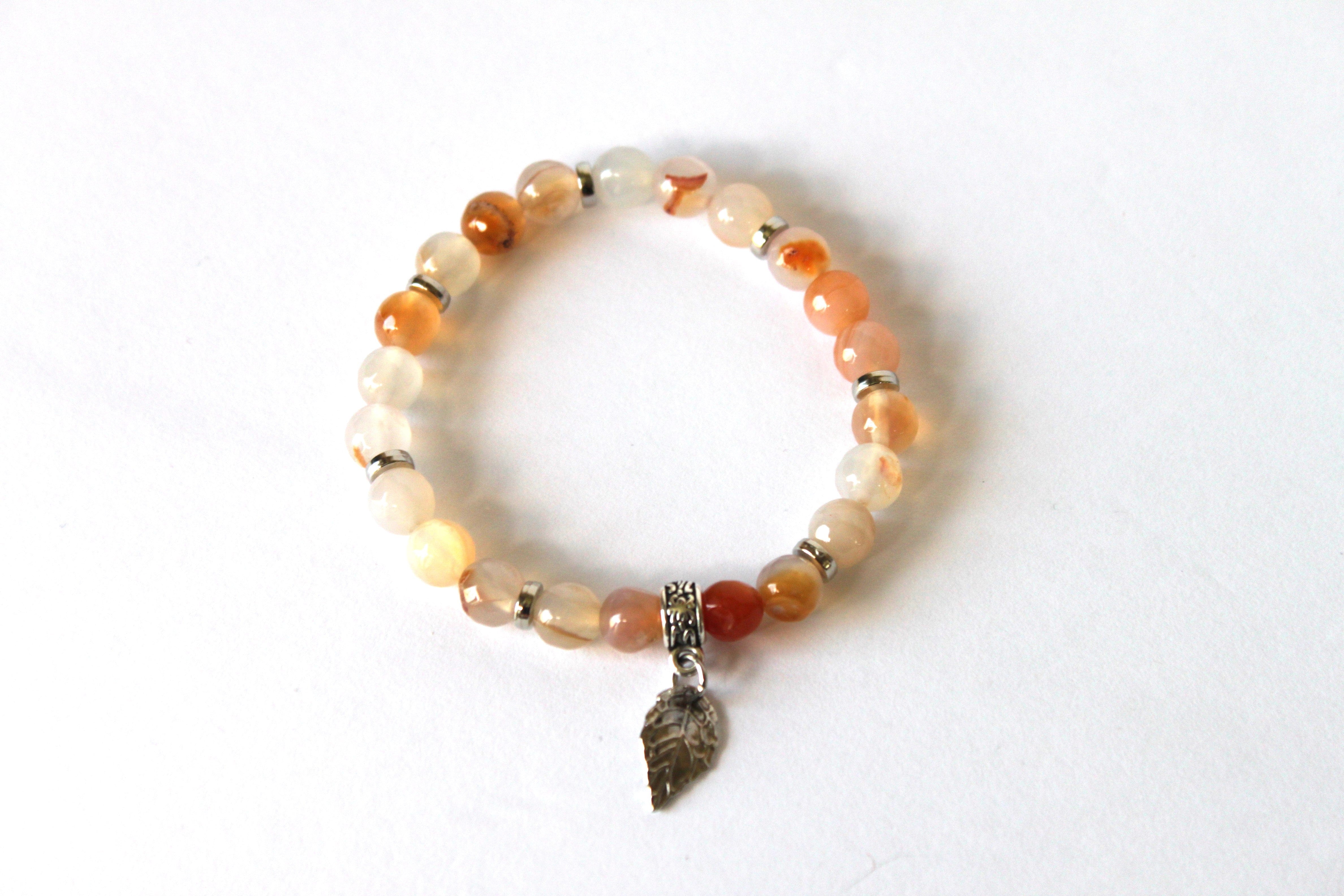 Copy of GENUINE Natural Stones/Healing Crystals, hand-crafted bracelets (Citrine, Pink Agate, Blue Sodalite, Black Obsidian, Amethyst).