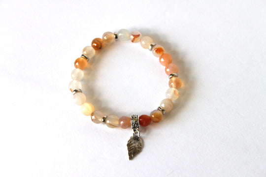 Copy of GENUINE Natural Stones/Healing Crystals, hand-crafted bracelets (Citrine, Pink Agate, Blue Sodalite, Black Obsidian, Amethyst).