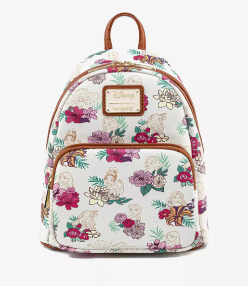Disney Princess Floral Mini Backpack - front