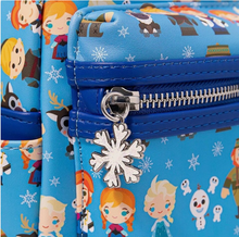 Load image into Gallery viewer, Loungefly Disney Frozen Elsa Anna Blue Chibi Mini Backpack
