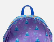 Load image into Gallery viewer, Loungefly Disney Frozen Elsa Anna Blue Chibi Mini Backpack
