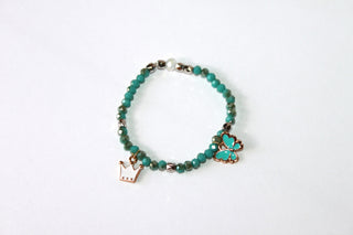 Copy of GENUINE Natural Stones/Healing Crystals, hand-crafted bracelets (Green and blue agate, white labradorite, green jade).