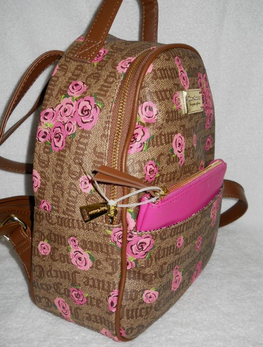 Juicy couture mini backpack with removable 2024 pouch