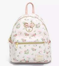 Load image into Gallery viewer, Loungefly Disney Minnie Mouse Pastel Floral Mini Backpack - front
