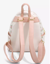 Load image into Gallery viewer, Loungefly Disney Minnie Mouse Pastel Floral Mini Backpack -back
