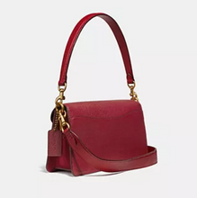 Load image into Gallery viewer, Coach Red Tabby Shoulder Bag 26 by Coach with multi-function pockets -side
