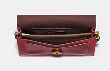 Load image into Gallery viewer, Coach Red Tabby Shoulder Bag 26 by Coach with multi-function pockets -interior
