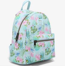Load image into Gallery viewer, Loungefly Disney Lilo &amp; Stitch Tropical Friends Mini Backpack - side view
