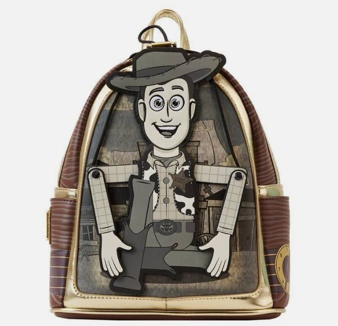 Toy Story Woody Puppet Mini Backpack - Loungefly -front