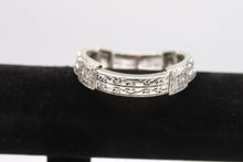 Load image into Gallery viewer, Bracelet - 7&quot; Silver Plated - Crafted in Beautiful Victorian Style with Rhinestones JL014
