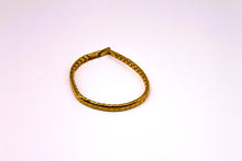 Load image into Gallery viewer, Bracelet (Monet) - 7&quot; 14K Gold Plate Bracelet Crafted in a Beautiful Herringbone Pattern JL011
