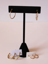 Load image into Gallery viewer, Earrings - Eight pairs of earrings - gold plated studs in various designs JL114
