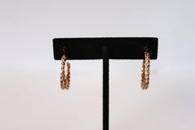 Load image into Gallery viewer, Earrings - Three gold earrings - pearl cluster and gold partial hoops JL109
