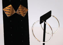 Load image into Gallery viewer, Earrings - Three pairs of earrings - sterling silver and one pair vintage earrings JL115
