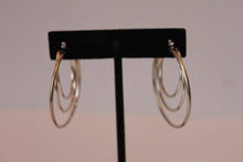 Load image into Gallery viewer, Earrings - Three pairs of earrings - sterling silver and one pair vintage earrings JL115
