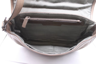 Handbags -Calvin Klein Shoulder Bag- Leather Medium Brown Color - NEW HB004