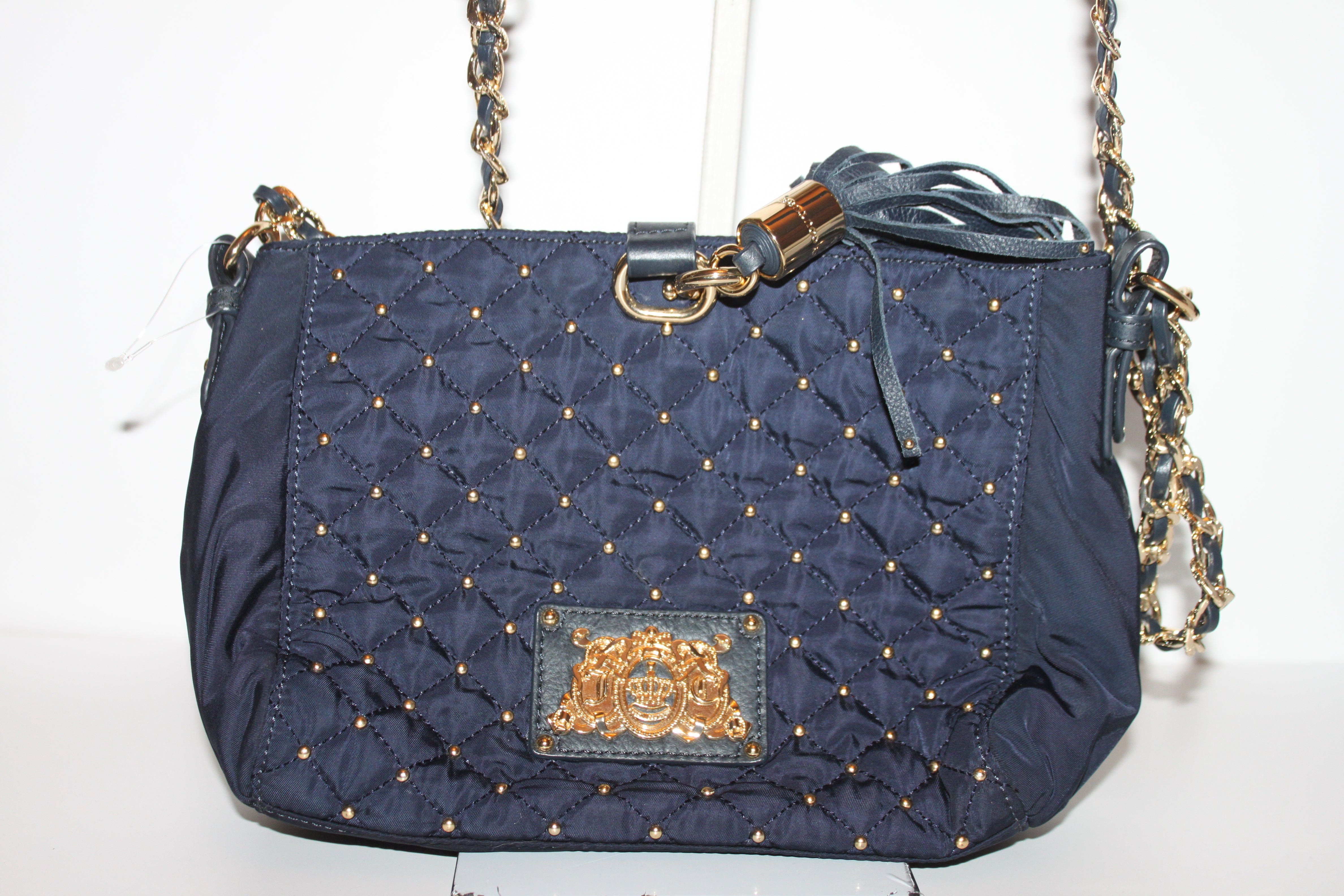 Handbags - Juicy Couture Crossbody/Shoulder Bag - Black embellished with gold beads HB018