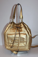 Load image into Gallery viewer, Handbags - Juicy Couture Mini Backpack - Gold with accents HB046
