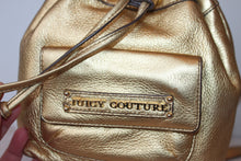 Load image into Gallery viewer, Handbags - Juicy Couture Mini Backpack - Gold with accents HB046
