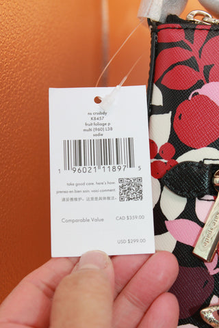 Kate Spade Crossbody Bag - Sadie North South Crossbody Bag - NEW! HB058