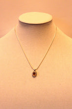 Load image into Gallery viewer, Necklace - Sterling silver chain 925 with beautiful citrine stone charm - 18&quot; chain JL055
