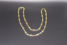 Load image into Gallery viewer, Necklace - 14K Gold Plate Vintage Necklace in beautiful swirl pattern - 30&quot;
