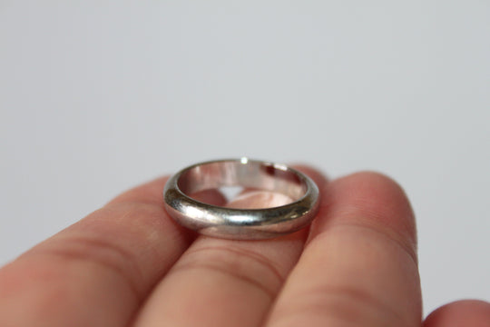 Rings - Vintage silver-plated rings - total of 3 - sizes 6.5 and 7.0 JL