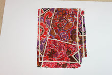 Load image into Gallery viewer, Scarf (Morgan Taylor) Eclectic Pattern - Red, Purple, Black, White (54x11&quot; rectangle) S003
